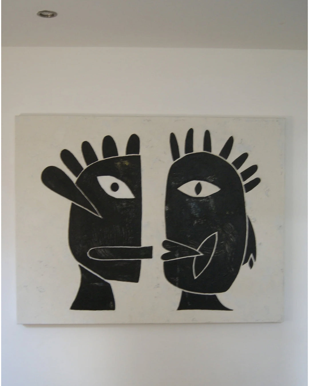 Lovers Canvas Painting