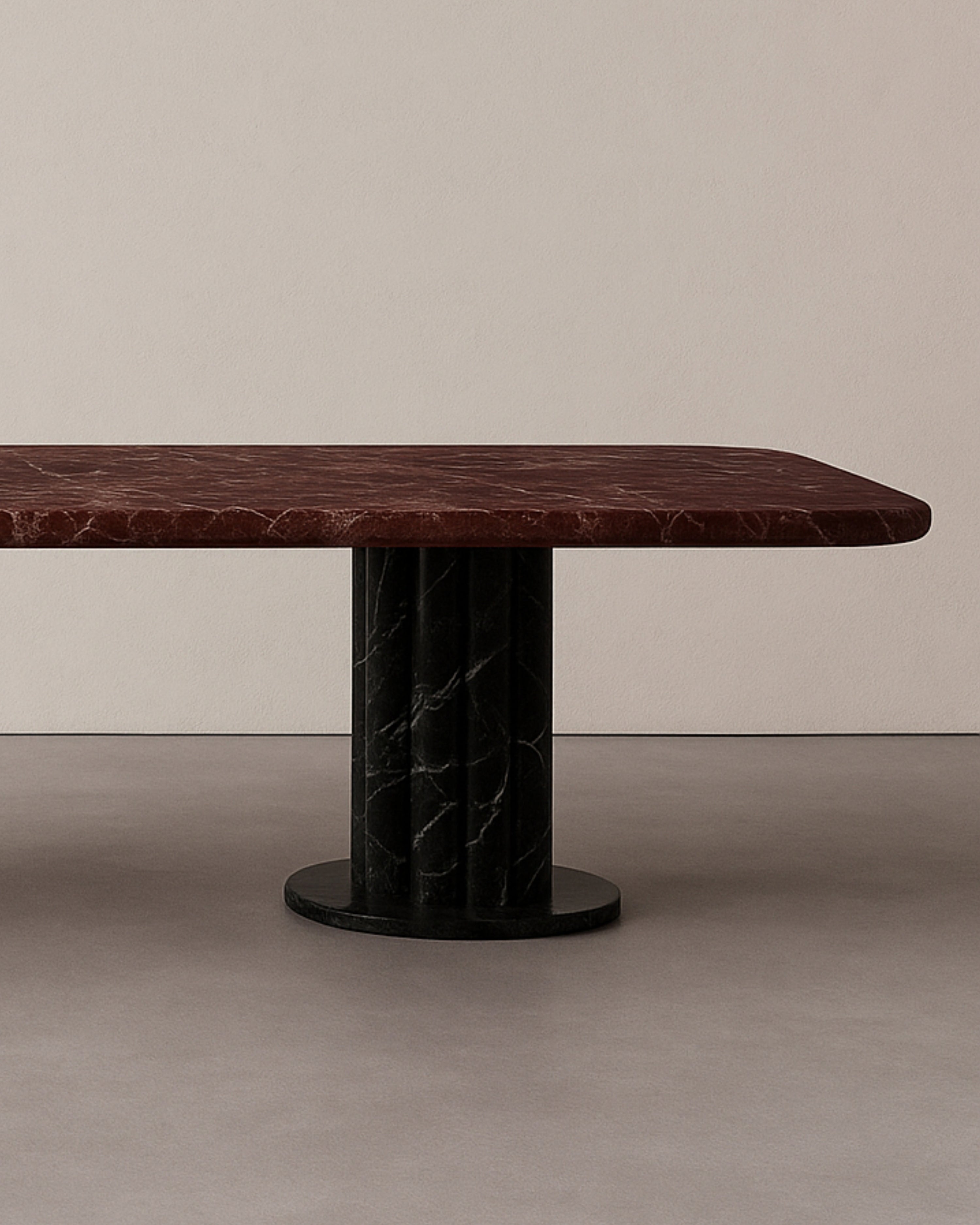 Chesterfield Dining Table – Rosso Levanto