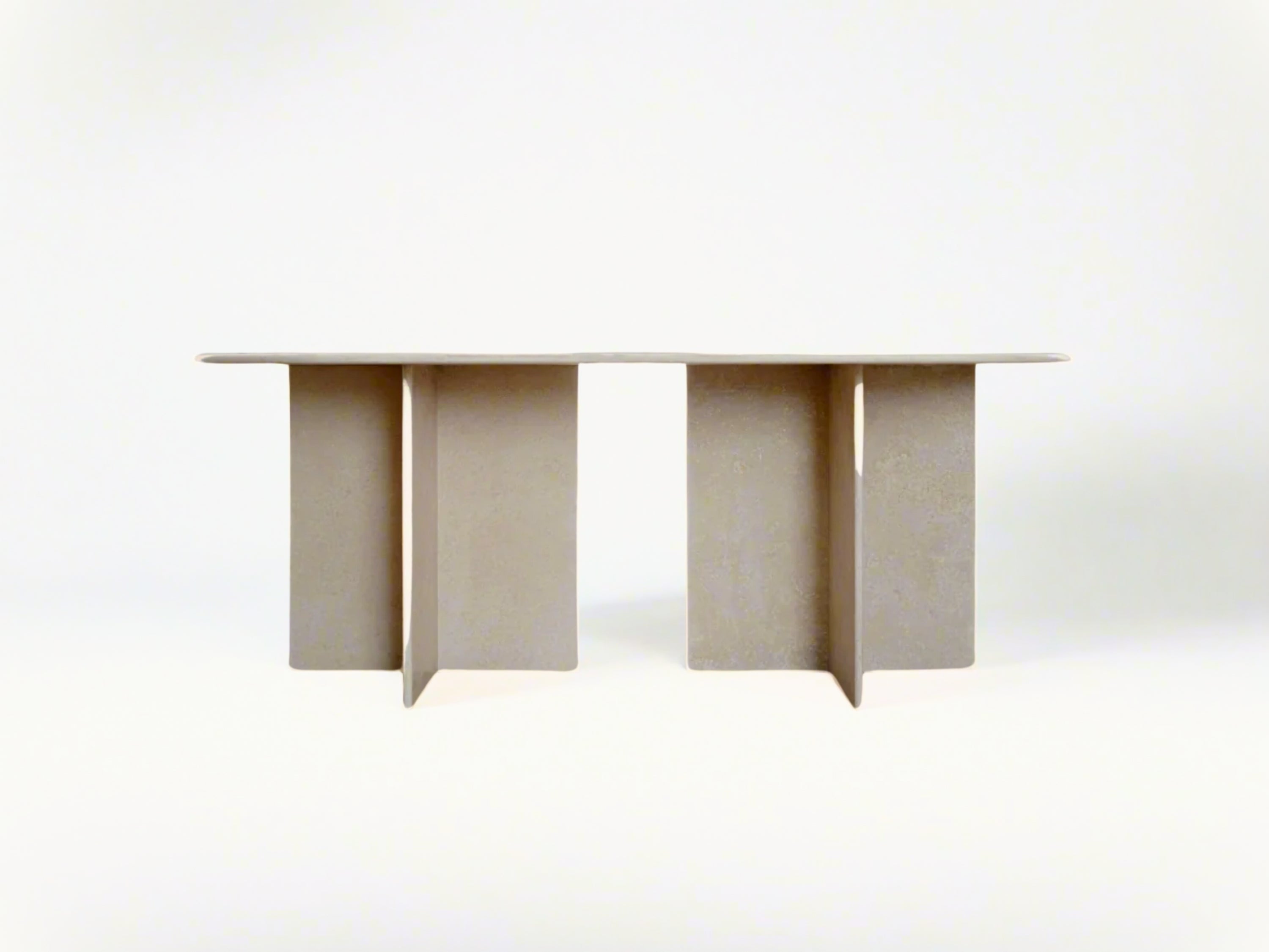 Elipse Travertine Dining Table