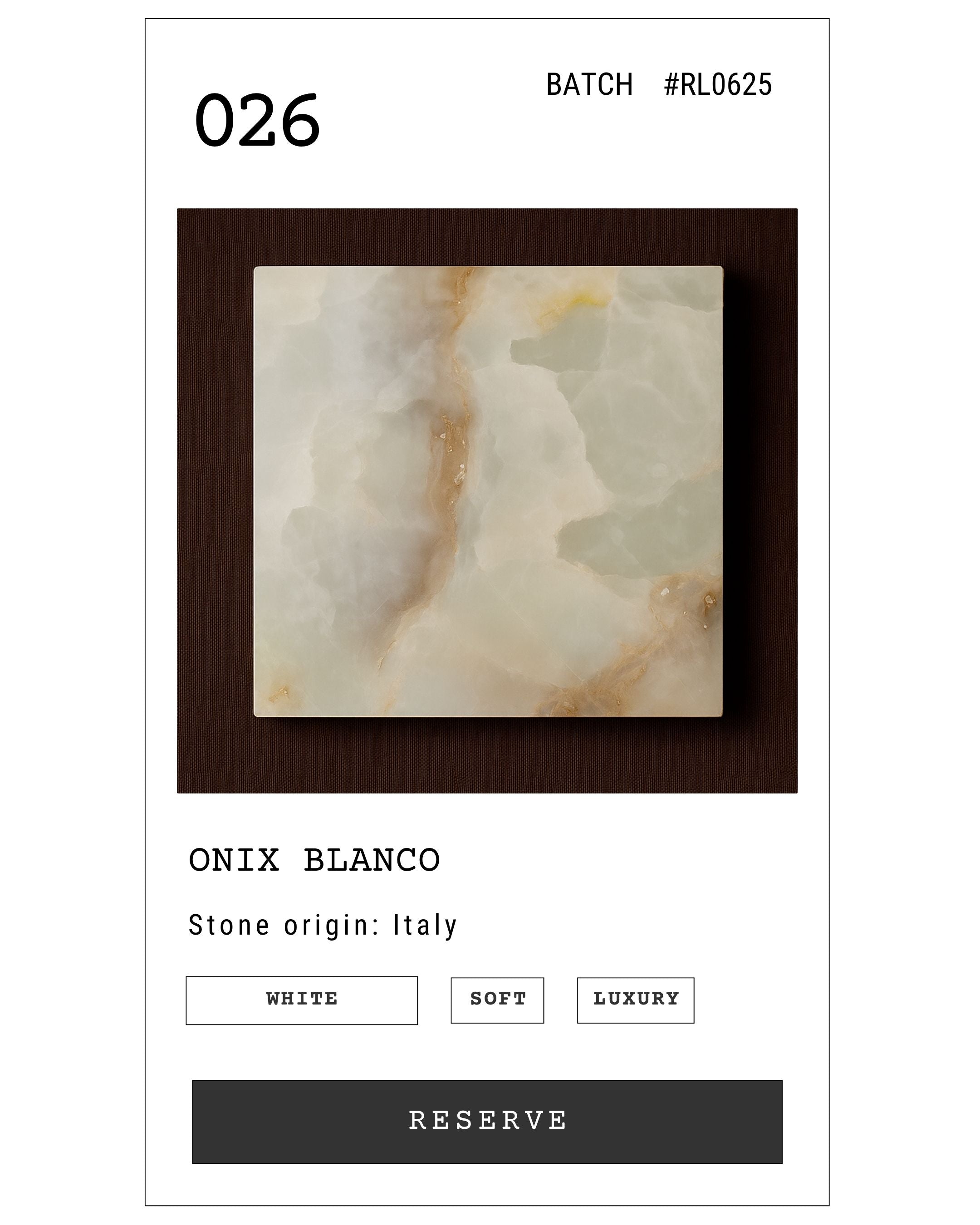 Onix Blanco