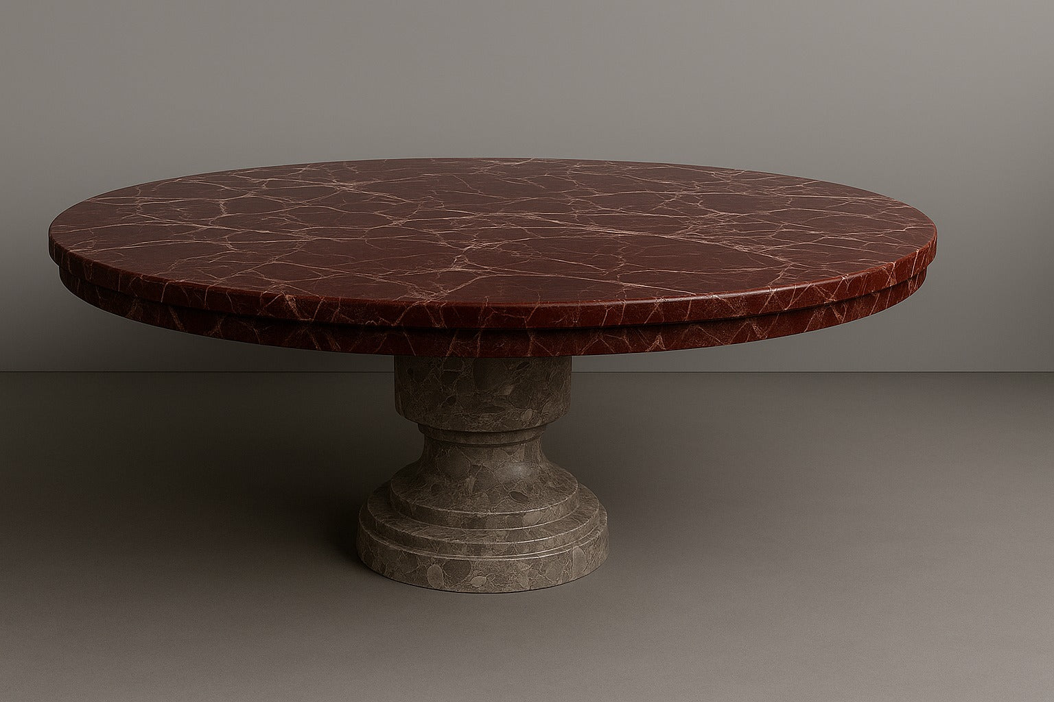 Rosso Levanto Round Dining Table
