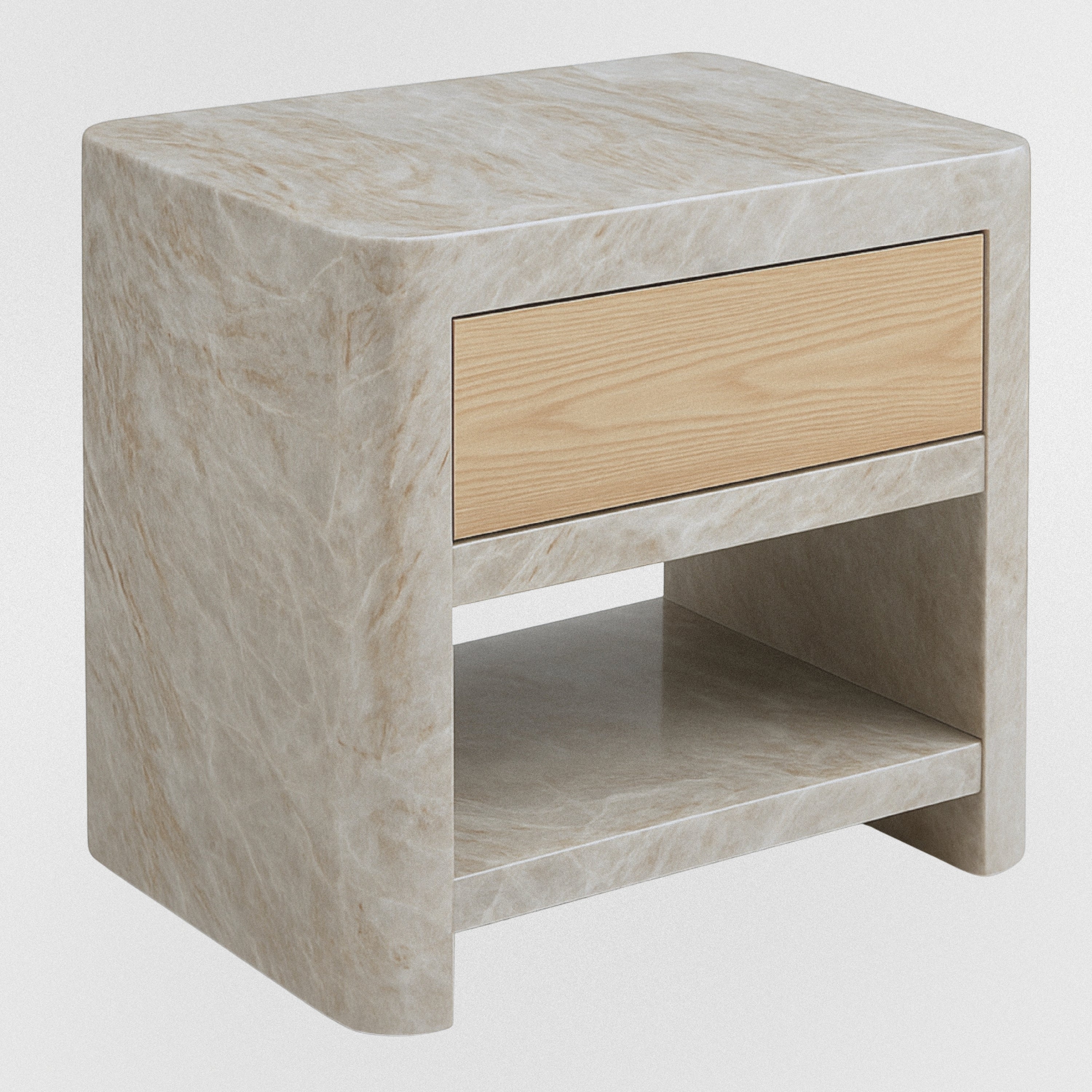 Marble Nightstand (Set of Two)