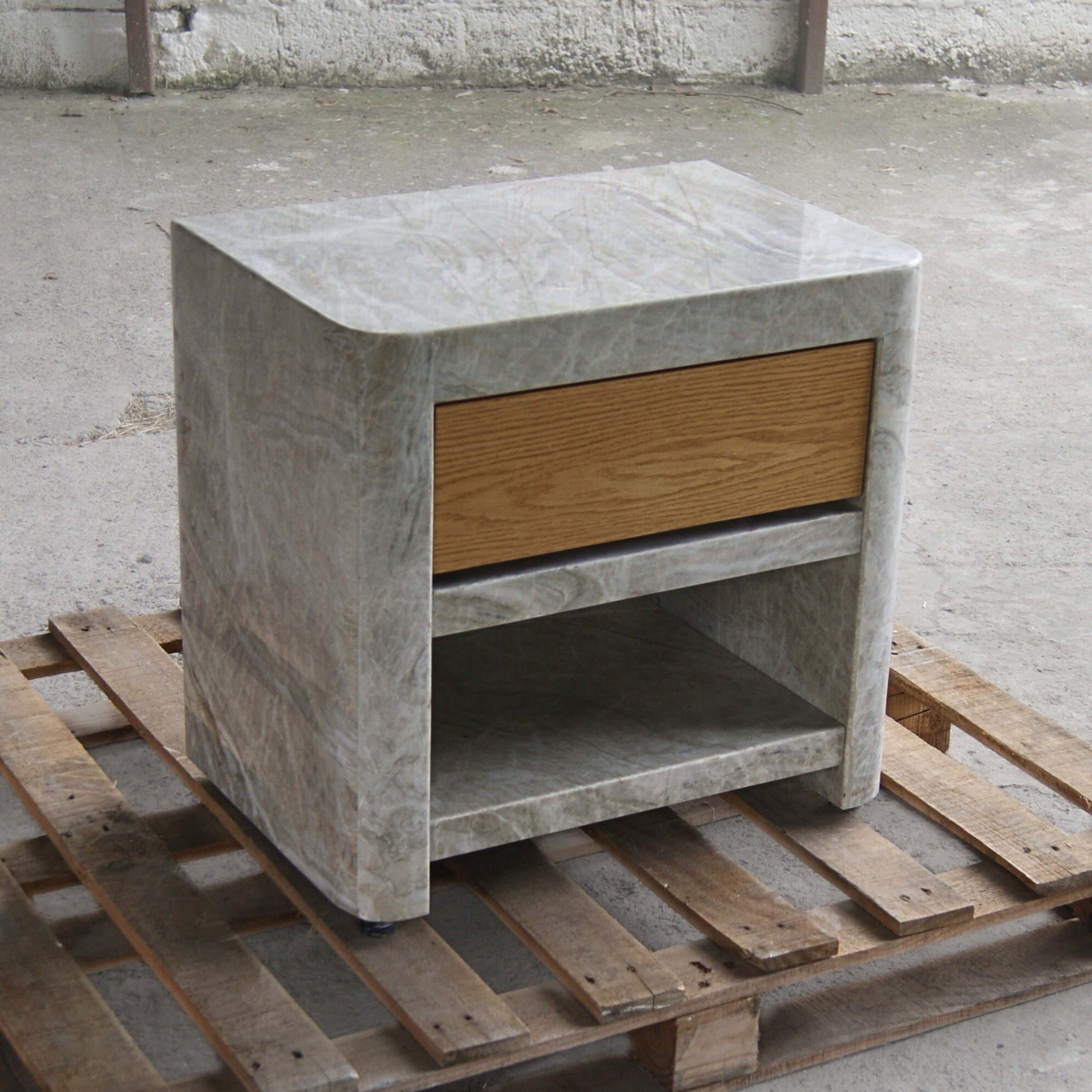 Marble Nightstand (Set of Two)